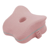 Maxbell Knee Pillow Breathable Comfortable Pregnancy Leg Pillow for Hip Home Bedroom pink
