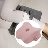 Maxbell Knee Pillow Breathable Comfortable Pregnancy Leg Pillow for Hip Home Bedroom pink