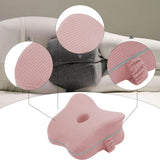 Maxbell Knee Pillow Breathable Comfortable Pregnancy Leg Pillow for Hip Home Bedroom pink