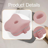 Maxbell Knee Pillow Breathable Comfortable Pregnancy Leg Pillow for Hip Home Bedroom pink