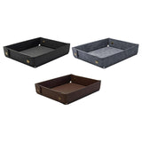 Maxbell Valet Tray Foldable Display Key Storage Plate for Necklace Perfumes Bracelet