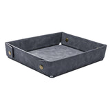 Maxbell Valet Tray Foldable Display Key Storage Plate for Necklace Perfumes Bracelet