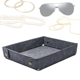 Maxbell Valet Tray Foldable Display Key Storage Plate for Necklace Perfumes Bracelet