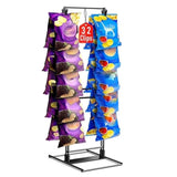 Maxbell Chip Rack Display Stand Supermarket Snack Organizer for Party Household Shop
