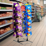 Maxbell Chip Rack Display Stand Supermarket Snack Organizer for Party Household Shop