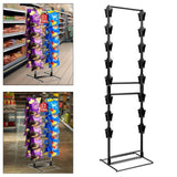 Maxbell Chip Rack Display Stand Supermarket Snack Organizer for Party Household Shop