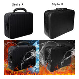 Maxbell Fireproof Document Bag with Lock Organizer Box for Album Laptop Certificates Style A