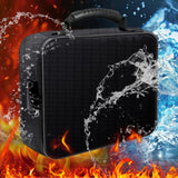 Maxbell Fireproof Document Bag with Lock Organizer Box for Album Laptop Certificates Style A