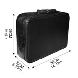 Maxbell Fireproof Document Bag with Lock Organizer Box for Album Laptop Certificates Style B