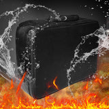 Maxbell Fireproof Document Bag with Lock Organizer Box for Album Laptop Certificates Style B