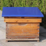 Maxbell 5 Pieces Beehive Cover Rainproof Cloth 50x60 cm Tear Resistant PVC Protector Blue