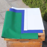 Maxbell 5 Pieces Beehive Cover Rainproof Cloth 50x60 cm Tear Resistant PVC Protector Blue