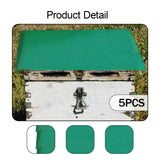 Maxbell 5 Pieces Beehive Cover Rainproof Cloth 50x60 cm Tear Resistant PVC Protector Green