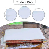 Maxbell 5 Pieces Beehive Cover Rainproof Cloth 50x60 cm Tear Resistant PVC Protector White
