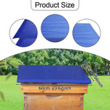 Maxbell 5 Pieces Bee Hive Lid Rainproof Cloth Easy to Install Beekeeping Accessories Blue
