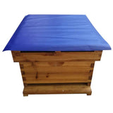 Maxbell 5 Pieces Bee Hive Lid Rainproof Cloth Easy to Install Beekeeping Accessories Blue