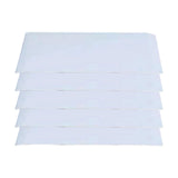 Maxbell 5 Pieces Bee Hive Lid Rainproof Cloth Easy to Install Beekeeping Accessories White