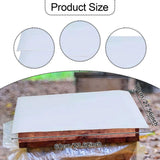 Maxbell 5 Pieces Bee Hive Lid Rainproof Cloth Easy to Install Beekeeping Accessories White
