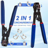 Maxbell Ear Clamp Plier Removal and Installation Repair Heavy Duty Pex Pipe Clamping