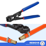 Maxbell Ear Clamp Plier Removal and Installation Repair Heavy Duty Pex Pipe Clamping