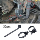 Maxbell Cable Zip Ties Push Mount Straps Set Lightweight Multipurpose