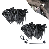 Maxbell Cable Zip Ties Push Mount Straps Set Lightweight Multipurpose
