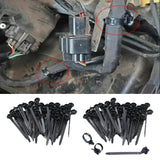 Maxbell Cable Zip Ties Push Mount Straps Set Lightweight Multipurpose