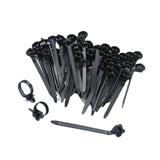 Maxbell Cable Zip Ties Push Mount Straps Set Lightweight Multipurpose