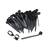 Maxbell Cable Zip Ties Push Mount Straps Set Lightweight Multipurpose