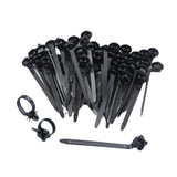 Maxbell Cable Zip Ties Push Mount Straps Set Lightweight Multipurpose