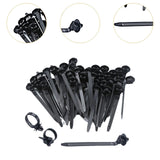 Maxbell Cable Zip Ties Push Mount Straps Set Lightweight Multipurpose