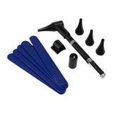Maxbell Pocket Otoscope Kit Reusable for Nurse, Adults, Kids Versatile Ear Care Tool Black