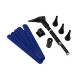 Maxbell Pocket Otoscope Kit Reusable for Nurse, Adults, Kids Versatile Ear Care Tool Black