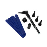 Maxbell Pocket Otoscope Kit Reusable for Nurse, Adults, Kids Versatile Ear Care Tool Black