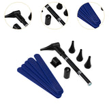 Maxbell Pocket Otoscope Kit Reusable for Nurse, Adults, Kids Versatile Ear Care Tool Black