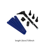 Maxbell Pocket Otoscope Kit Reusable for Nurse, Adults, Kids Versatile Ear Care Tool Black