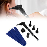 Maxbell Pocket Otoscope Kit Reusable for Nurse, Adults, Kids Versatile Ear Care Tool Black