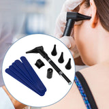 Maxbell Pocket Otoscope Kit Reusable for Nurse, Adults, Kids Versatile Ear Care Tool Black
