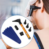 Maxbell Pocket Otoscope Kit Reusable for Nurse, Adults, Kids Versatile Ear Care Tool Yellow