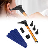 Maxbell Pocket Otoscope Kit Reusable for Nurse, Adults, Kids Versatile Ear Care Tool Yellow