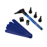 Maxbell Pocket Otoscope Kit Reusable for Nurse, Adults, Kids Versatile Ear Care Tool Blue