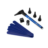 Maxbell Pocket Otoscope Kit Reusable for Nurse, Adults, Kids Versatile Ear Care Tool Blue