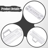 Maxbell 60 Pieces Cable Label Boxes with Ties Portable Clear Cable Management Holder