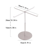 Maxbell Rotating Necklace Holder Non Slip Jewelry Tower for Home Tabletop Countertop short
