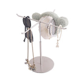 Maxbell Rotating Necklace Holder Non Slip Jewelry Tower for Home Tabletop Countertop short