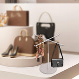 Maxbell Rotating Necklace Holder Non Slip Jewelry Tower for Home Tabletop Countertop short