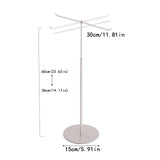 Maxbell Rotating Necklace Holder Non Slip Jewelry Tower for Home Tabletop Countertop tall