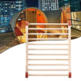 Maxbell Sauna Backrest Support Curved Cushion for Steam Room Sauna Barrel Sauna Room