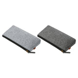 Maxbell Pencil Pouch Zipper Multipurpose Stationery Pouch for Kids Children Students Light Gray