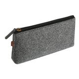 Maxbell Pencil Pouch Zipper Multipurpose Stationery Pouch for Kids Children Students Dark Gray